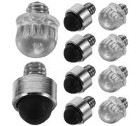 ARTIBETTER Lot de 10 Amortisseurs Métalliques Silencieux pour Ciseaux à Cheveux, Pare-chocs 2,5m Noir et Transparent, Accessoires de Toilettage Professionnels pour Salon et Usage Domestique