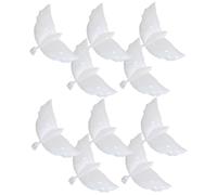 ARTIBETTER Lot de 10 Ballons de Colombe Blancs Décoration de Mariage et Cérémonie Ballons Commémoratifs Légers et Résistants Accessoires de Fête pour Anniversaire et Événement Spécial