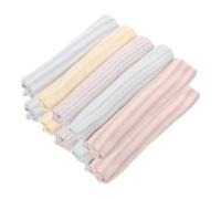 ARTIBETTER Lot de 10 Bandes Abdominales en Coton pour -nés, Ceintures Élastiques Protège-ventres Bébé, Couleurs Mixtes Bleu, Rose, Jaune et Vert, Maintien Chaud et Confort pour Soin Coliques