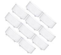 Artibetter Lot de 10 Bols Transparents en Acrylique pour Reptiles, Gamelles Anti-basculement, 4 Points D’Appui, pour Alimentation et Eau, Terrarium, Reptiles Domestiques et Tortues