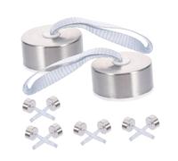 ARTIBETTER Lot de 10 Bouchons de Rechange en Acier Inoxydable pour Bouteilles d'Eau en Verre Isothermes avec Poignée en Corde Diamètre Extérieur 43 MM Compatibles Sport et Voyages