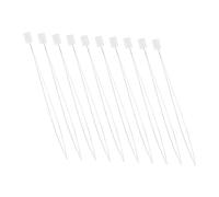 Artibetter Lot de 10 Enfile-aiguilles pour Punch Needle en Fil D'acier Blanc, Outil de Couture Pratique et Gain de Temps pour Travaux D'embroidery Crafts