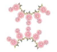 ARTIBETTER Lot De 10 Patchs De Broderie Coréens Traditionnels Appliqués De Fleurs Brodées Patchs De Fleurs De Rose Brodés Appliqués De Broderie Pour Vêtements