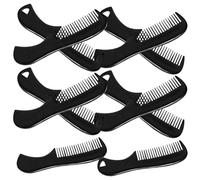 Artibetter Lot de 10 Peignes à Barbe et Moustache pour Hommes Peignes de Poche Compacts Trou Matériau Poli Conception Antidérapante Soin Coiffage en Voyage
