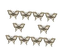 Artibetter Lot De 10 Pendentifs Creux En Alliage