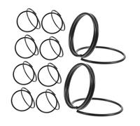 Artibetter Lot de 10 Porte-Cartes de Table Mariage en Métal Noir Porte-Mémo Double Anneau Rond Support pour Fiches Mémo Clips Décoratifs pour Réception et Événement Décoration de Table