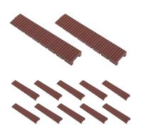 Artibetter Lot de 12 Cales de Nivellement en Plastique PP pour Base de Fontaine, Support Stable et Résistant aux Intempéries, Accessoires pour Fontaines D'extérieur et Jardins