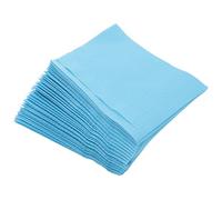 ARTIBETTER Lot de 125 Tapis de Manucure Jetables Bleus, Papier Fibreux Imperméable, Coussinet Absorbant pour Nail Art, Protège Table Hygiénique Salon et Soin des Ongles