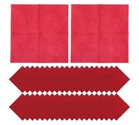 ARTIBETTER Lot de 150 Serviettes en Papier Couleur Vin Rouge 20x20 Cm pour Cocktails et Soirées Serviettes Jetables pour Restaurants Occidentaux et Fêtes Jetables pour Usage Professionnel