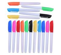 Artibetter Lot de 16 marqueurs pour tableau blanc : marqueurs effaçables à sec - stylos colorés à pointe fine - stylos pour l’écriture en ournitures scolaires pour dessiner, écrire,