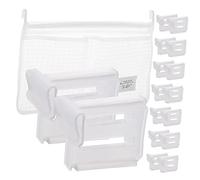 ARTIBETTER Lot De 16 Organiseurs De Réfrigérateur Organiseur De Boissons Pour Réfrigérateur Doublures De Réfrigérateur Installation Facile En Maille Peu Encombrant Conception Universelle