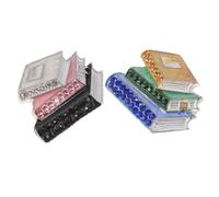 Artibetter Lot de 2 broches pour la Journée des enseignants, broches délicates en cristal en forme de livre, bijoux de remerciement pour les enseignants, les élèves, les lecteurs et les