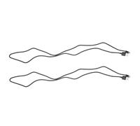 Artibetter Lot De 2 Câbles USB Magnétique De Charge Rapide 1 Mètre Micro USB Et Type-c Câble De Chargeur Tressé en Nylon pour Smartphone De Rechargement Magnétique Noir