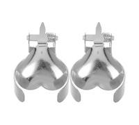 Artibetter Lot De 2 Éteignoirs À Bougie en Métal Éteignoir À Mèche en Forme De Cœur Outil De Protection pour Éteignoir Doré