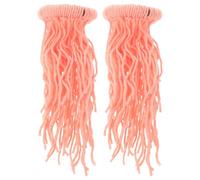 ARTIBETTER Lot de 2 Gerbes de Ponte Flottantes pour Aquarium, Herbe de Reproduction Rose Imitation Naturelle, Collecte des Œufs de Poissons et Crevettes, Outil D’élevage pour Alevins