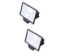 ARTIBETTER Lot De 2 Loupes Décran De Téléphone Portable 3X Support Universel Pliable pour Un Plaisir Visuel Optimal