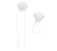 Artibetter Lot De 2 Mini-Toques De Chef pour Poupées Chapeau en Peluche avec Élastique - Petit Bonnet De Cuisine pour Animaux en Peluche De 10 À 15 Cm Accessoire De Déguisement Miniature