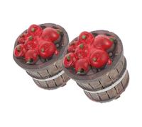 ARTIBETTER Lot de 2 Ornements Miniatures Micro-Paysage, Bonsaïs Simulés en Pot, Décoration Végétale pour Maison de Poupée, Accessoires pour Mini Jardin Intérieur, Plantes Miniatures