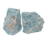 Artibetter Lot de 2 Pierres Naturelles Non Taillées Bleu Gris pour Décoration D’Aquarium, Petits Cailloux Naturels en Cristal, Décor en Roche Délicat pour Aménagement Paysager Extérieur