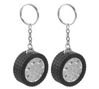 Artibetter Lot de 2 Porte-clés Rubans à Mesurer Rétractables 1 M, Mini Mètre Ruban en Alliage et Plastique, Portable et Précis pour Maison, Bureau et Chantier, Outils de Mesure Compacts