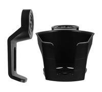 Artibetter Lot de 2 Porte-gobelets à Pince Noirs en Abs Support Casque Pivotant 360° pour Bureau Accessoires de Bureau Suspendus Organisateur Pratique pour Tasse et Casque Compatible Espace