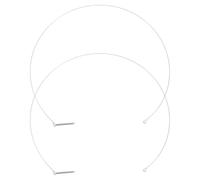 ARTIBETTER Lot de 2 Ressorts de Porte pour Lave-linge 36 Cm, Anneaux de Serrage en Acier Inoxydable, Joints D'étanchéité Compatibles Machines à Laver à Chargement Frontal, Accessoires