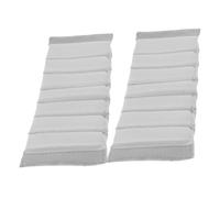 Artibetter Lot de 2 Séparateurs Rembourrés Gris pour Paquet Photo, Inserts de Protection Résistants à L’Usure, Dimensions Compactes, pour Compartiments Modulables et Protection des Objectifs