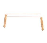 Artibetter Lot de 2 Set de Set de Baguettes de Sorcière en Cuivre Pur pour Détection Fiable, Outils de Chasse aux Fantômes en Bois et Laiton, Divination de l'eau Détection de Cibles