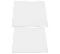 Artibetter Lot de 2 Tapis de Nivellement pour Aquarium 45X45 CM Coussin Antidérapant en EVA Blanc Amortisseur de Vibrations et Isolant Thermique Tapis de Fond pour Terrarium et Aquarium à