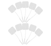 ARTIBETTER Lot de 24 Électrodes Autocollantes 40mm pour Stimulateur Musculaire, Réutilisables Jusqu’à 35 Utilisations, sans Latex, Compatibles Appareils de Stimulation Électrique à Prise