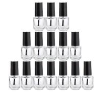 ARTIBETTER Lot de 25 Flacons Vides 5ml pour Vernis à Ongles, Bouteilles en Verre Bouchon en Aluminium Électrolytique Étanche, Accessoires Professionnels pour Rangement et Distribution de Gel