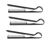 ARTIBETTER Lot de 3 Peignes Lisseurs en Plastique Forme V, Pince à Cheveux Femme, Accessoire Coiffure Salon, Peigne de Barbier Multifonction pour Soins Capillaires, Coiffage à Domicile,