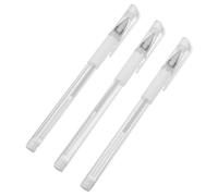 Artibetter Lot de 3 Stylos à Tatouage Blancs en Acrylique, Outils de Marquage de Position pour Microblading, Stylo de Contour des Sourcils Anti-bavure, Maquillage Précis des Sourcils