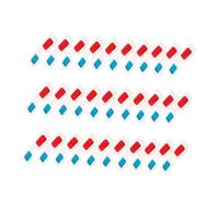 ARTIBETTER Lot de 30 Lunettes 3D Anaglyphes en Carton Blanc, Jetables, Verres Rouges et Bleus, Légères et Universelles pour Cinéma, Vidéos et Expériences Visuelles Immersives