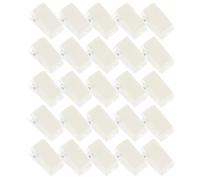 Artibetter Lot de 35 Clips pour Badge Nominatif Auto-adhésifs en Plastique et Fer, Design Portable et Résistant, pour Cartes D'identité et Badges de Travail