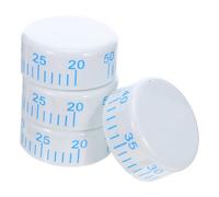 ARTIBETTER Lot de 4 Boutons de Commande Universels Blancs pour Réfrigérateur et Congélateur Molette de Réglage Température Thermostat Ajustable Capuchon de Bouton Taille 3 pour Contrôle