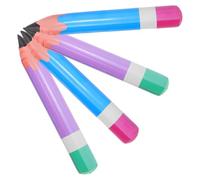 ARTIBETTER Lot De 4 Crayons Gonflables Pour Décoration De Fête Crayons Géants Ballons Crayons Surdimensionnés Décorations De Rentrée Scolaire Accessoires De Crayons Gonflables Blancs
