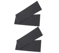Artibetter Lot de 4 Protections Semelles Antidérapantes en Silicone Noir, Résistantes à L'abrasion, Silencieuses, pour Bottes Cowboy et Salles de Bain