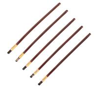 ARTIBETTER Lot de 5 Pinces à Cheveux Bec de Canard Plates Marron, Métal Huilé Antidérapant, Petites Épingles Simples pour Frange et Coiffures Quotidiennes, Accessoires Cheveux Femmes