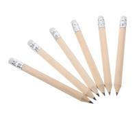 Artibetter Lot De 50 Crayons En Bois Gomme Blanche, Crayons De Bureau Dessin, Taille Standard, Bois Naturel, Usage Scolaire Et Professionnel