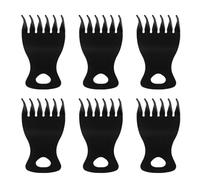 ARTIBETTER Lot de 6 Peignes à Cheveux pour Hommes Plastique Solide Peigne à Dents Larges pour Coiffure Salon et Usage Domestique Adapté Coiffage Rétro et Style Oil Head Usage Quotidien