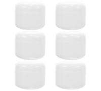 Artibetter Lot de 6 pots pour crème visage, idéaux pour les voyages | Pots vides de 50 ml (1,7 oz) avec couvercle bombé | Flacons rechargeables pour crèmes corporelles et masques faciaux