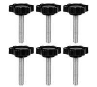 Artibetter Lot de 6 vis de Rechange pour Pied de Parasol - Molette de Serrage filetée M8 pour Pied de Parasol de terrasse - Vis de Serrage pour de d'extérieur, idéale pour Les fêtes et
