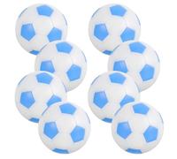 Artibetter Lot de 8 Balles de Foot 32mm pour Adultes, Accessoires de Remplacement Bleu Clair et Blanc, Petites Balles de Jeu de Bureau pour Foot de Table et Loisirs en Intérieur