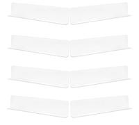 ARTIBETTER Lot de 8 Barrières Transparentes 35X7 CM pour Cage à Petits Animaux Protection Anti-Morsures et Griffures Accessoire Sécurisé pour Hamster et Rongeurs Barrière Facile à