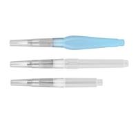 ARTIBETTER Lot de 9 Set de Stylos Pinceaux à Encre pour Arts avec Réservoir D’Eau Assortiment 3 Longs 3 Courts et 3 Bleus pour Aquarelle Calligraphie et Dessin Artistique Matériel Léger