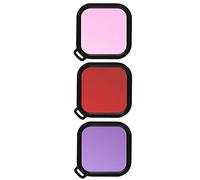 Artibetter Lot Filtres De Plongée pour Caméra De Sport Amélioration des Couleurs sous- Filtres Rouge Et Rose Adaptés à Différentes Photographie Eau Douce Et Tropicale