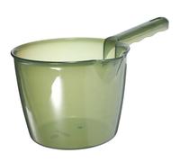 Artibetter Louche à Long Manche en Pp Vert Épaisse et Multifonction, Cuillère de Bain Facile à Ranger Cuisine et Salle de Bain Élégante
