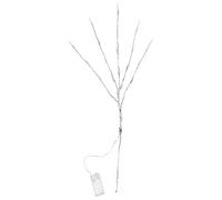 Artibetter Lumière Décorative LED Argentée pour Vase avec Branches en Plastique et Fil de Fer, Accessoires Photo 2 Pièces pour Décoration Intérieure et Photographie