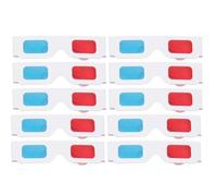 Artibetter Lunettes 3D en Papier Légères et Fiables Lot de 10 pour Visionnage de Films et Style pour Garçon et Filles